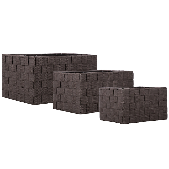 Brown Woven Rectangle Basket Set Hobby Lobby 1005131